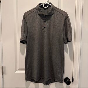 lululemon athletica Gray Polo Shirt